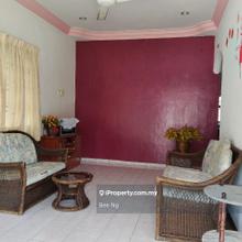 Pulau gadong, single storey end lot 3r2b 1625sqft unit for sale