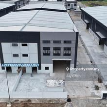Brand New 2 Storey Semi-D Factory @ Jenjarom For Rent 