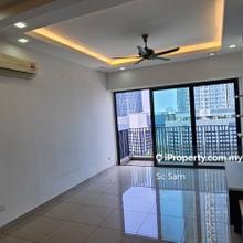 Non bumi unit and partially furnished 4 bedrooms with balcony