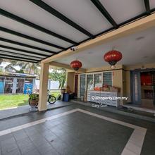 Corner House with good land for sale