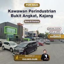 Kawawan Perindustrian Bukit Angkat, Kajang Semi-D Factory for Sale