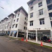 Perling Medium Low Cost Flat For Sale ,Taman Baiduri,New Painting
