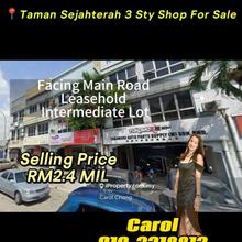 Jalan Kuching @Taman Sejahterah 3 Storey Shop For Sale 