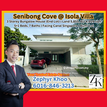 Senibong Cove @ Isola Villa Permas Jaya 3 Storey Bungalow House 