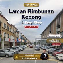 Laman Rimbunan, Kepong 3 Story Shop For Sale