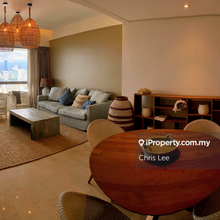 Balinese inspired high floor unit with KL skyline view
