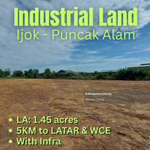 Converted Industrial Land beside Jalan Kuala Selangor