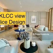 Klcc view, Balcony, Private lift, 100m MRT, Big living hall masteroom 
