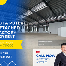 Kota Puteri Masai Detached Factory for Rent