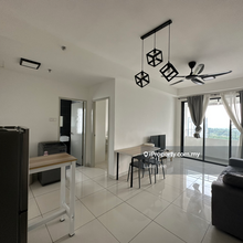 Furnished 2 rooms with balcony unit for rent at dengkil horizon suite