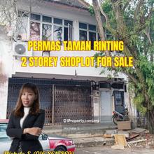 Permas Taman Rinting 2 Storey Shoplot For Sale With Tenanted