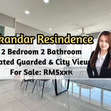 Iskandar Resindence, 2 Bedroom 2 Bathroom, Gated Guarded, City View
