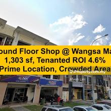 Pusat Bandar Wangsa Maju, Ground Floor Shop, 1,303sf, Good ROI 4.6%
