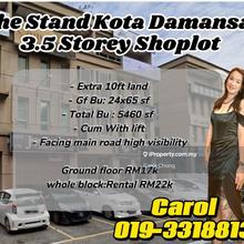 End Lot Kota Damansara The Strand 3.5 Storey  Shop Lot