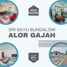 Nice 5500 sq.ft Rumah 1 Sty Bungalow House Seri Bayu Alor Gajah Honda