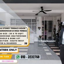 Jalan Harmonium 37 @ Desa Tebrau @ Double Storey @ Fully Renovated