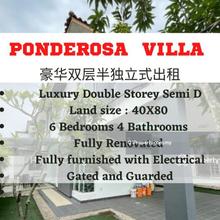 Ponderosa Villa @ Molek Luxury Semi D for Rent