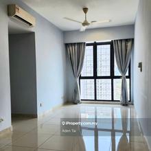 Shamelin star, 2 rooms, unfurnished unit, non-bumi lot