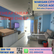 Cheap Cheap Cheap! Good Rental ROI! Warisan City View Condo!