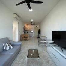 Cozy Fully Furnished Nice ID, Facing Park, Walk to MRT LRT Aeon Pgrm
