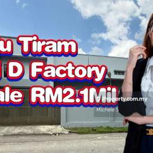 Ulu Tiram Desa Cemerlang Semi D Factory For Sale