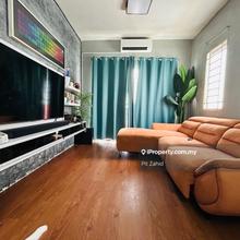 Renovated. Extended kitchen saiz besar. View to offer