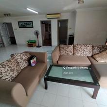 Corner Unit with Partly Furnished, Balcony, Well Maintained 
