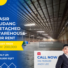 Pasir Gudang Detached Warehouse for Rent
