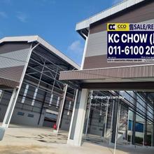 Menglembu Brand 2 Adjoining Unit New Factory For Rent