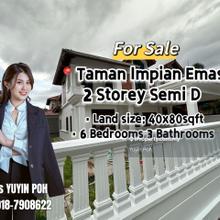 Taman Impian Emas Double Storey Semi D House