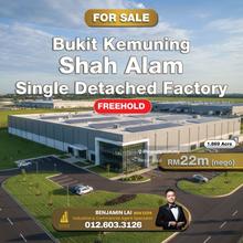 Bukit Kemuning Single Detached Factory For Sale
