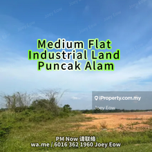 Worth Invest Flat Clear Medium Industry Land Bandar Puncak  Alam