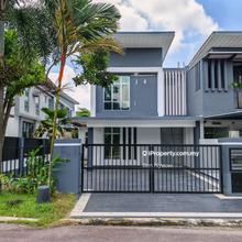 Pulai Indah Skudai Double Storey Cluster House G&G For Sale