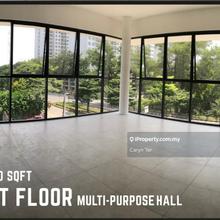 With 2 rooms and multipurpose hall, common area, 2toilets