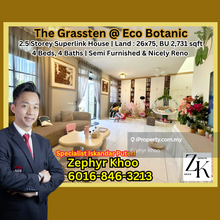 The Chateau, Grassten @ Eco Botanic 2.5 Storey Superlink House Sale