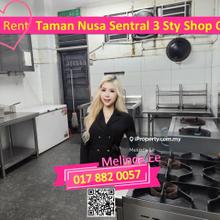 Nusajaya Taman Nusa Sentral Renovated 3 Storey Shop Office (Gf)