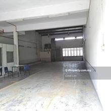 Taman perindustrian tampoi jaya 1.5 storey terrace factory for rent