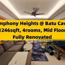 Full Renovated, Unblock View, 1246sqf, 4 rooms, Mid Floor