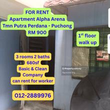 3 rooms 2 baths First floor