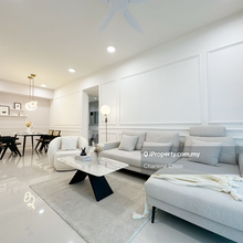 Fully ID furnished unit with 2 plus 1 bedrooms for sale 