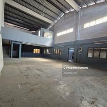 1.5 storey factory at Malim Jaya for rent