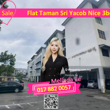 Skudai Flat Taman Sri Yacob Beautiful 3bed Rm500 Can Buy