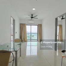 Unblock view renovated with kitchen cabinets and aircond. High floor 