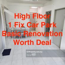 Taman bukit erskine 654 Sqft 1 Car Park Basic Renovation Worth Deal