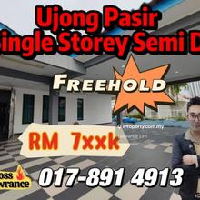 Melaka Town Ujong Pasir Freehold Single Storey Semi D For Sale 