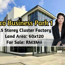 Eco Business Park 1 - Eco Hub, 1.5 Storey Cluster Factory 60x120