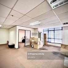 Perfect workspace at Penas Tower, mid-high floor.