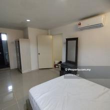 Master female room with attached bathroom rent in Ipoh fully furnished