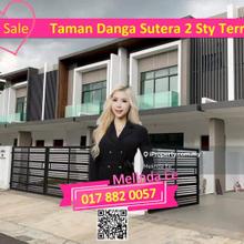 Johor Bahru Taman Danga Sutera Beautiful 2 Storey Terrace 4bed