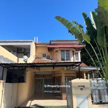 Double Storey Terrace House End Lot with ample parking lot